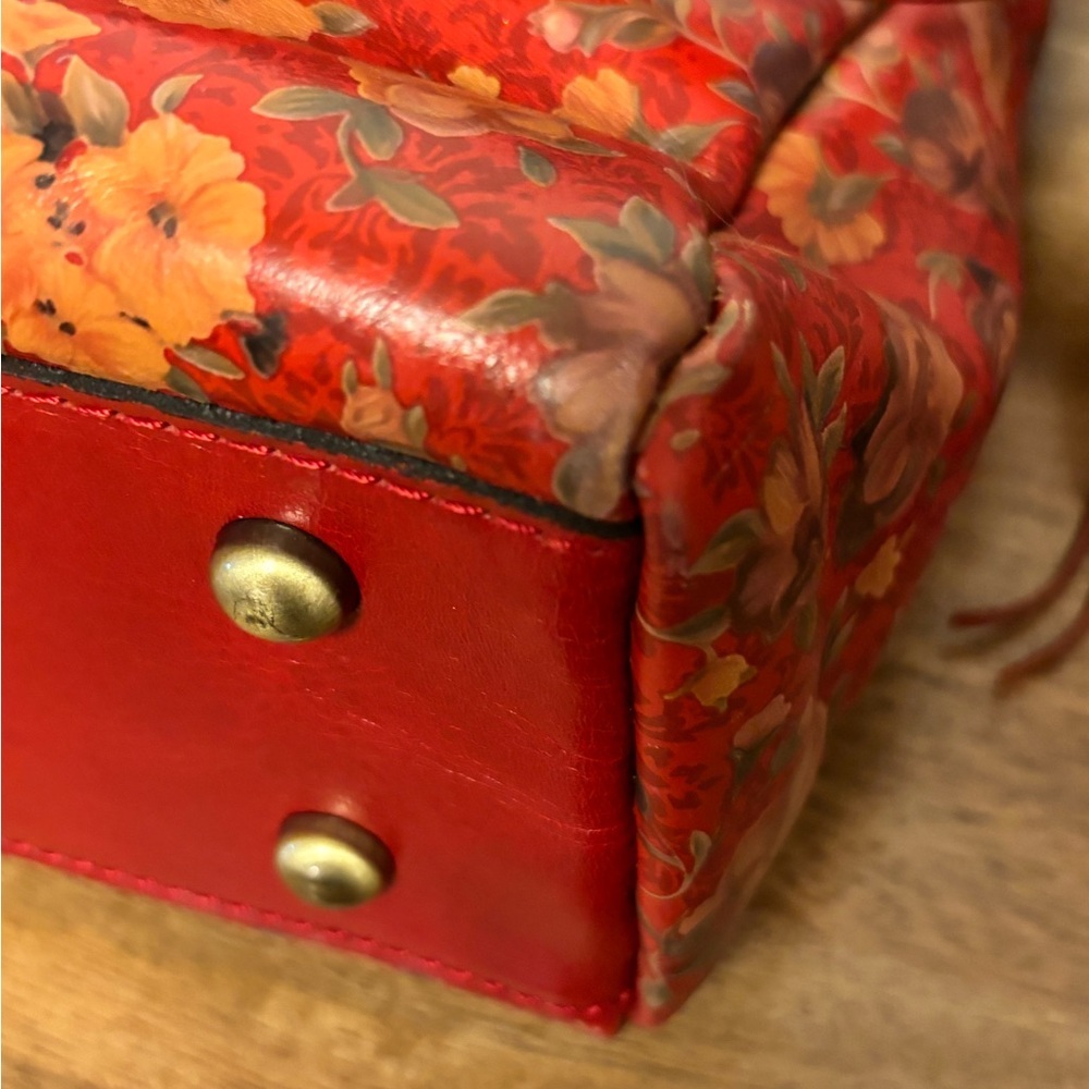 Patricia Nash floral satchel - Picture 8 of 11